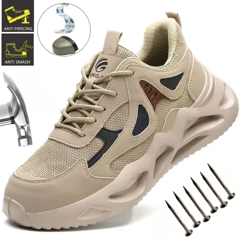 Safety Trainers Safety Shoes Steel Toe Cap Trainers Work Shoes Men Women