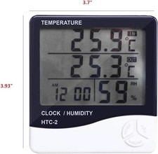 2X Digital Thermometer Humidity Meter Room Temperature Indoor LCD Hygrometer AU — image 3