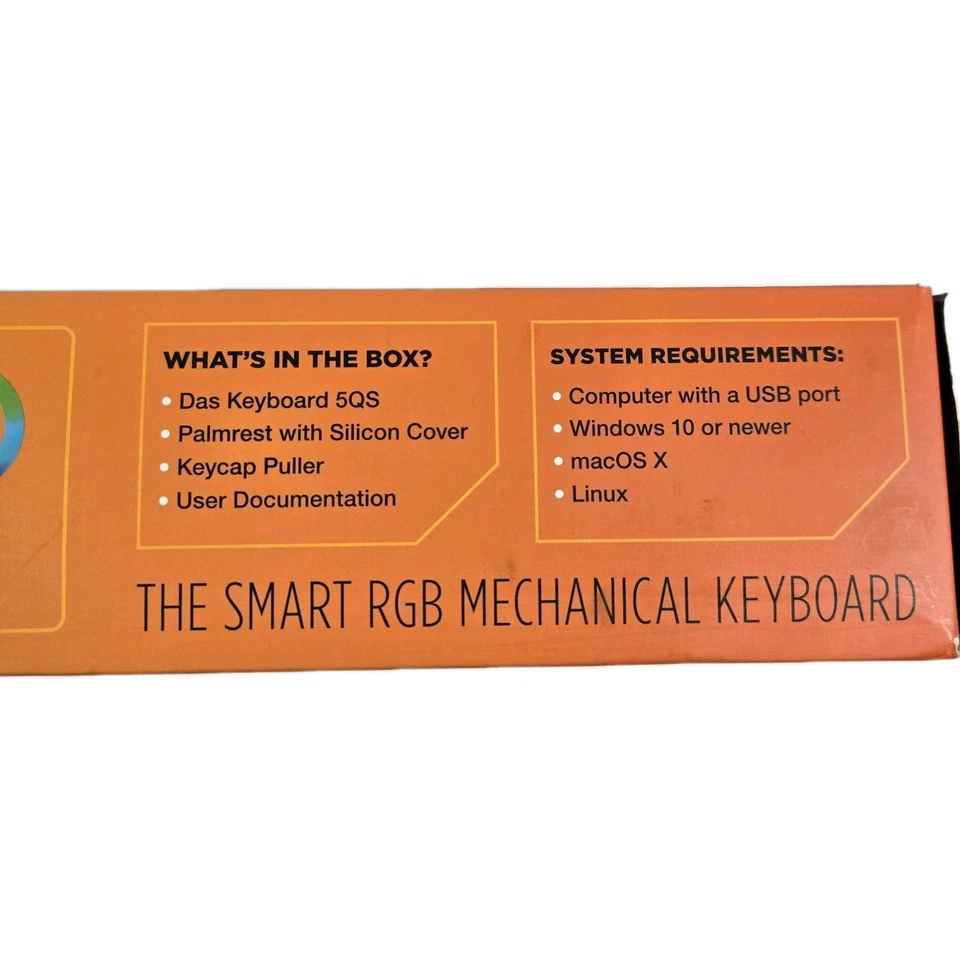 Das Keyboard 5QS Smart RGB Programmable Mechanical Keyboard - Work & Gaming- NEW - Image 3 of 4