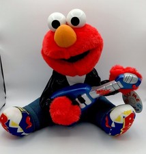 VTG 1998 Elmo Rock N Roll w/ Guitar Plays Music Sings And Shakes