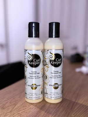 (2) Curly Kepper Hair Solutions - Curl Keeper Styling Cream 8.5 Oz