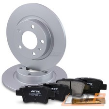 BREMSSCHEIBEN VOLL Ø264 + BREMSBELÄGE HINTEN FÜR OPEL CORSA D 1.4 1.6 1.7 AB 06-