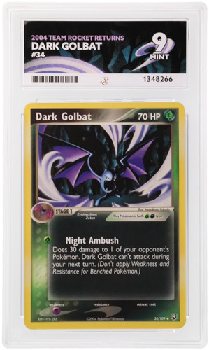 Dark Golbat graded ACE 9 for sale on eBay