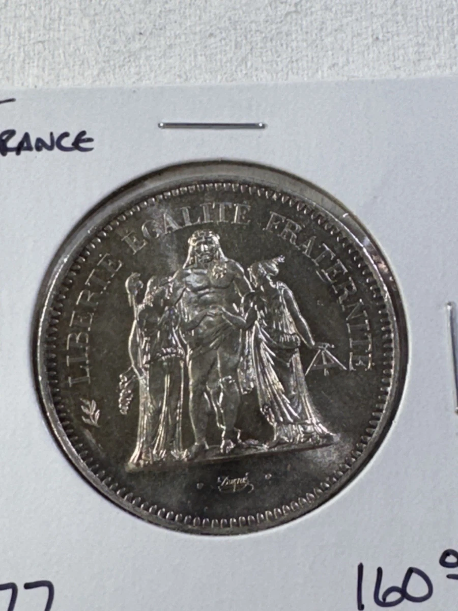 未经认证银1977 法国硬币| eBay