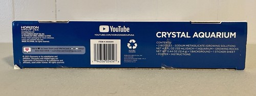 Discovery Crystal Aquarium Grow Your Own Crystals Rocks Up To 4 Inches New - Picture 3 of 8