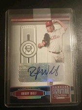 2005 Donruss Signature Series - Randy Wolf #102 Silver Signatures (AU)