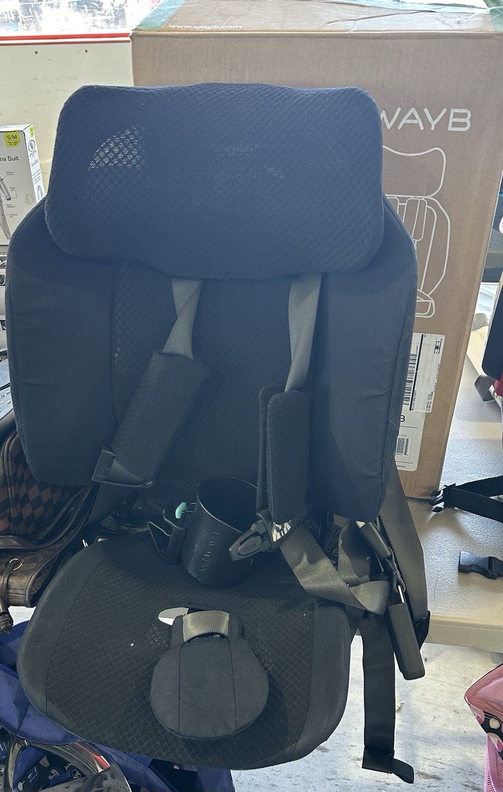 Pico WAYB Travel Car Seat Black  No Carrying Bag