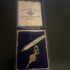 Серебро Antique Fob Pocket Watch Winding