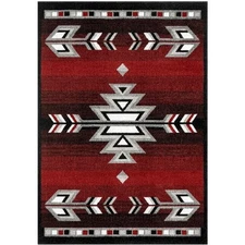 Rustic Southwestern Carpet Arrows Lodge Style Cabin Area Rug