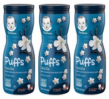 Gerber Puffs Vanilla Cereal Snack 3 Pack
