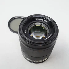 Sony 50mm f1.8 E OSS Lens SEL50F18 -- plus Filter