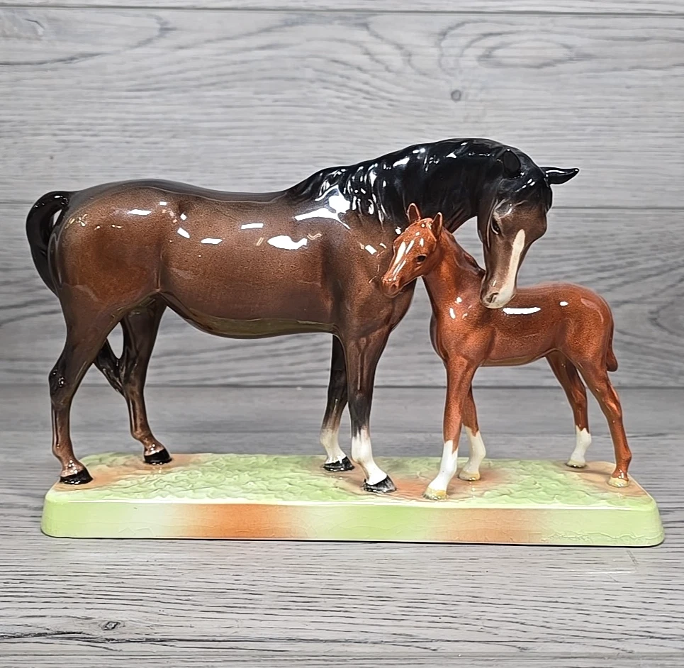 Figurine Beswick Black Beauty Foal - Poulain, Céramique, Angleterre 1978