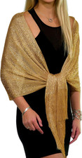 Shawls and Wraps for Evening Dresses, Metallic Glitter Shawls for Women, Sparkli
