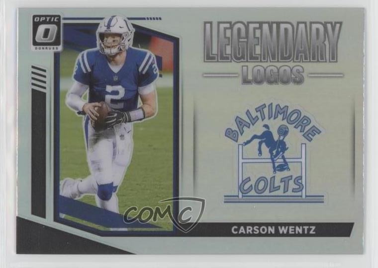 2021 Panini Donruss Optic Legendary Logos Carson Wentz #LL-9 2l4
