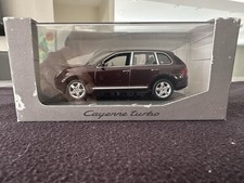 2008-2010 Porsche Cayenne Turbo Teal Met 1:43 Dealer Model 957 9PA Minichamps