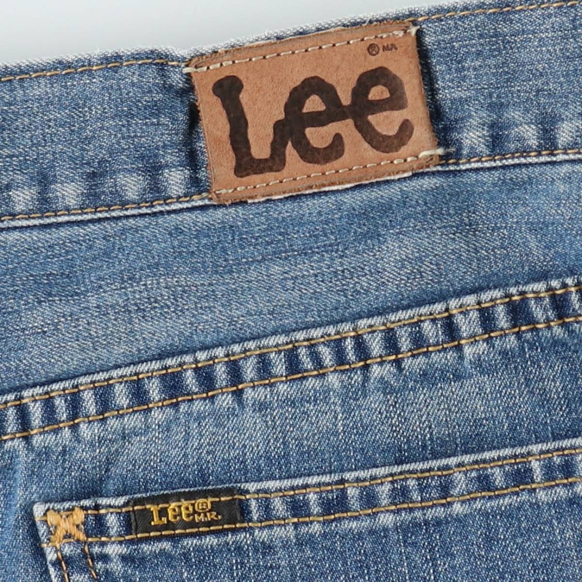Used Lee Regular Fit Skort Mid Rise Front Open Denim Half-Length Tight Skirt... image 5
