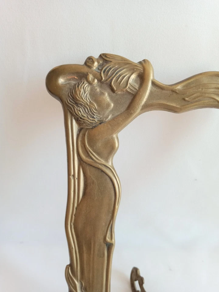 Cadre Photo Ancien En Laiton - Photo 4/4