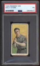 1909-11 T206 Piedmont 350 DOLLY STARK PSA 1 Vintage Graded Baseball Card