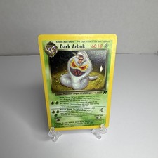 Damaged Pokémon TCG Dark Arbok Team Rocket 2/82 Holo Rare Unlimited 