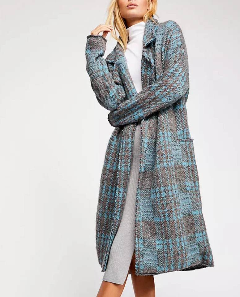 Free People NWT Size XS FAVORITE Chesterfield Sweater Coat New Jacket