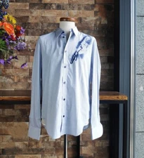 Alexander McQueen 2009 Vintage Men's Shirt Rarity Print: McQueen's Autograph 50