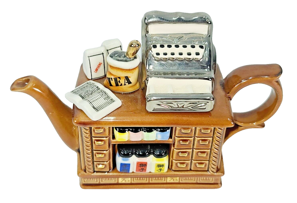 Paul Cardew Shop Counter with Cash Register Cup Mini Decorative