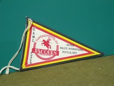FANION VINTAGE EUPEN ROYAL AUTO MOTO CLUB 1957 CHOCOLAT JACQUES RAMC