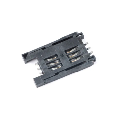 5pc SIM Card Holder Slot Socket Connector Plastics 6 Pin for Phone Communication - Image 1 of 4