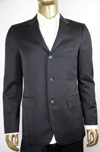 Nuovo Originale Gucci Uomo Lana Nero Giacca 2 Sfiato 195993 1000 | eBay