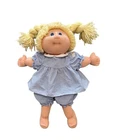 Vintage 1998 Cabbage Patch Kids Doll Original Blonde Hair  Blue Eye 15 Aniversar