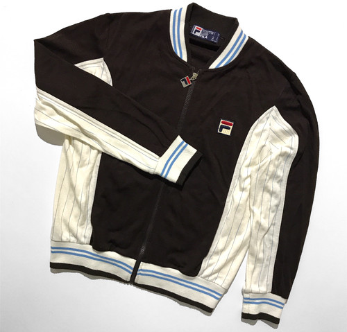 white line fila jacket