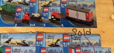 LEGO City Cargo Train 7898  instruction ONLY..Sold Separated Or Together !Read!