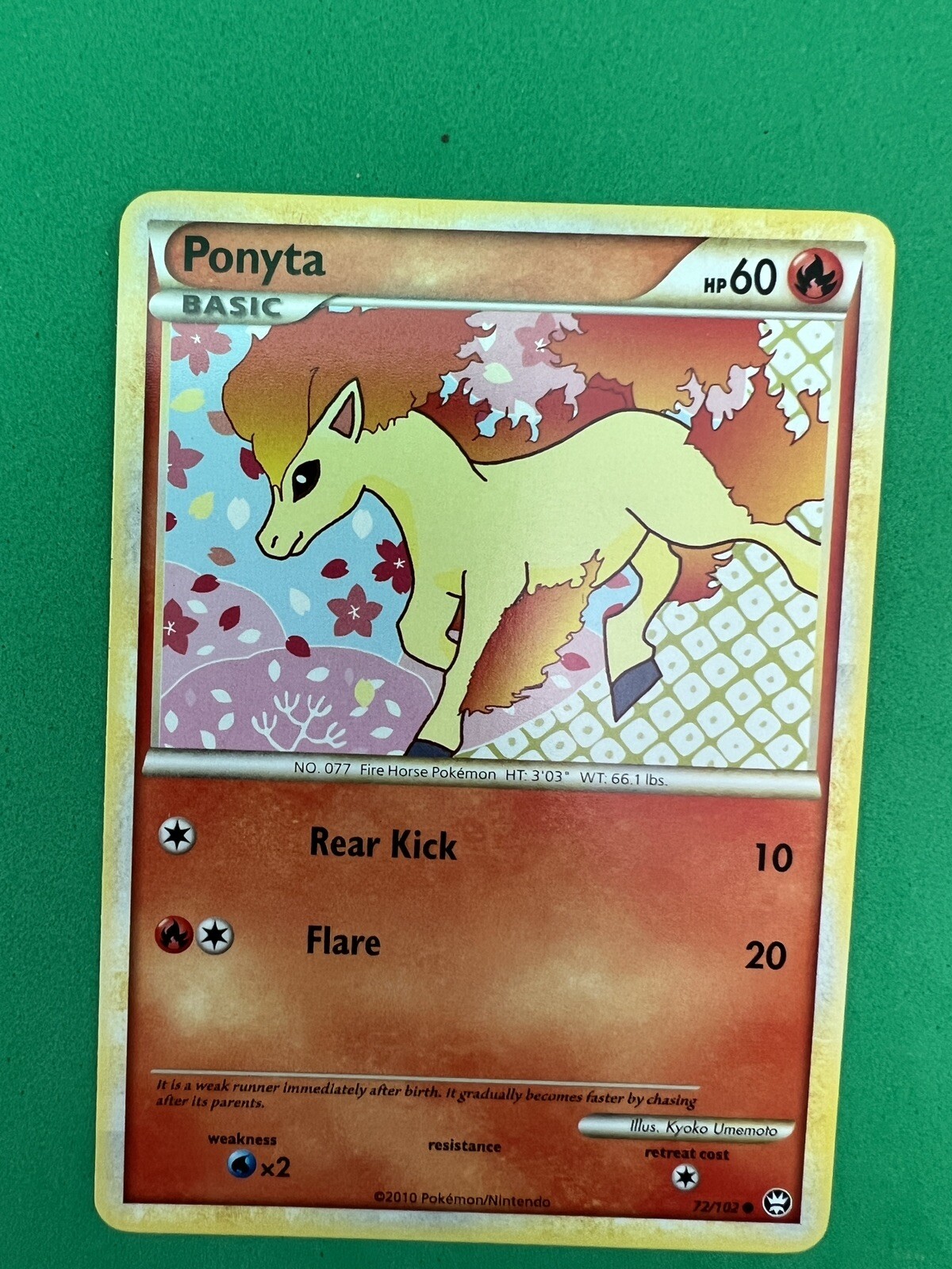 Ponyta - 72 /102 - Triumphant - Pokemon - NM