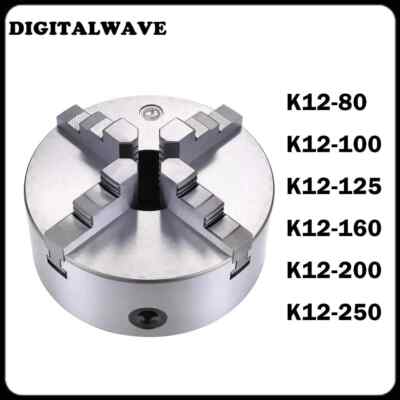 K12 80 to 250 Lathe Chuck 100mm Sanou Four Jaw Self-centering Chuck 4'' Scroll