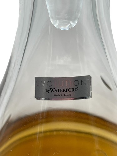 Decanter cristallo Evolution Waterford grande piramide 9,25” nuovo senza scatola barware - Foto 4 di 10