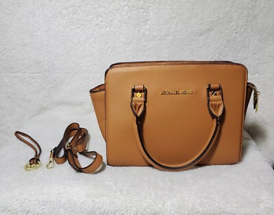 Michael Kors Brown Handbag Purse with Optional Shoulder Strap
