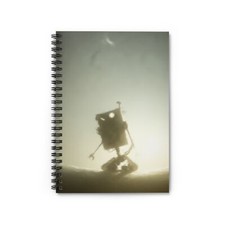 Spiral Notebook - Whimsical Robot Sketch, Journal for Creativity, Gift for ... 