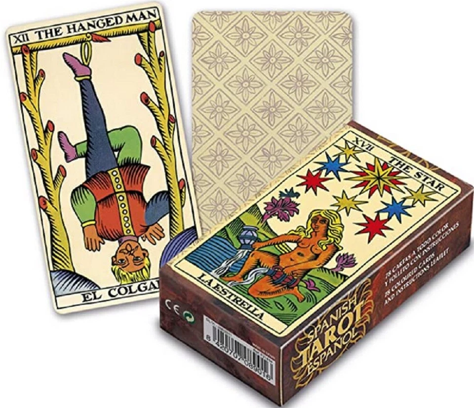 Tarot Español Fournier clasica a full color 78 Cartas, Color marrón (F21814)  - Imagen 4 de 4