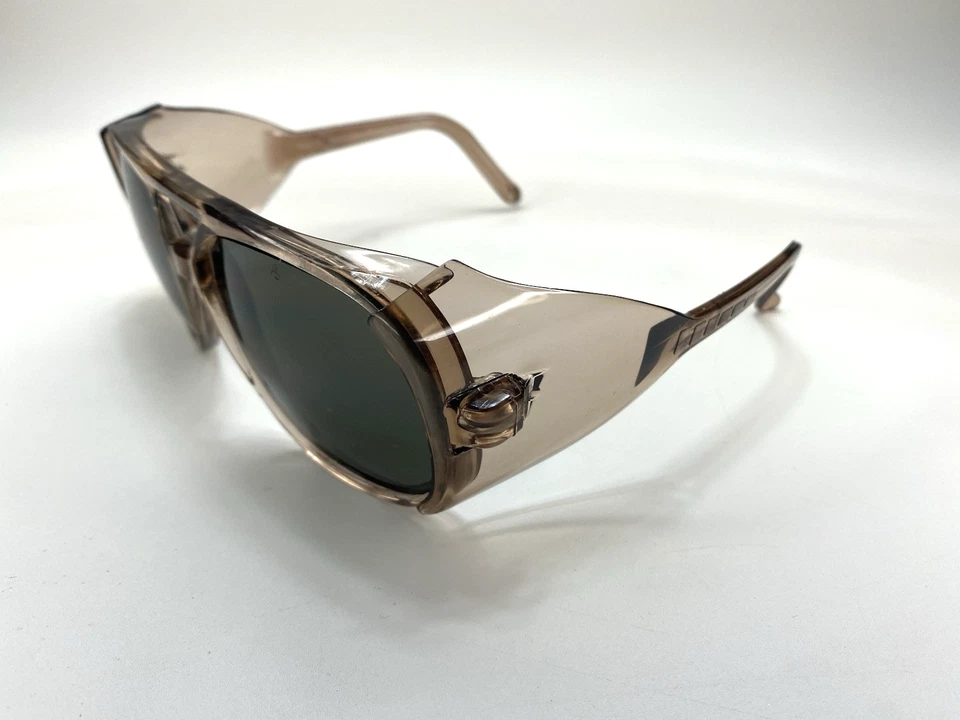 De colección JACKSON GAFAS DE SEGURIDAD GAFAS PROTECTORAS 1441-0001 Marrón con Lente de Humo ~NUEVAS Foto 4 de 4