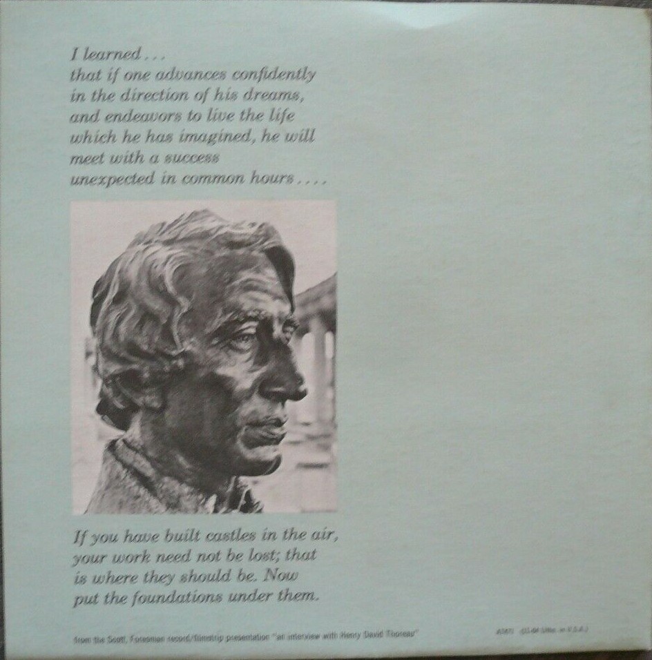 Henry David Thoreau excerpts from an interview with Hans Conried (1964