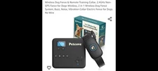 Petcove paw guard wireless pet fence and dog training collar for 1 dog.