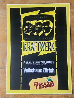 Kraftwerk - Zürich, Volkshaus - Computer Wold Tour 1981 vintage