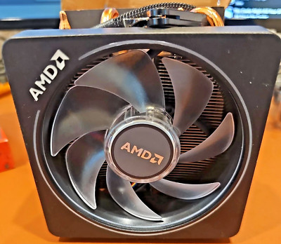 Genuine AMD Cooling Fan Heat Sink with  wraith prism led rgb cooler 125W AM5/AM4