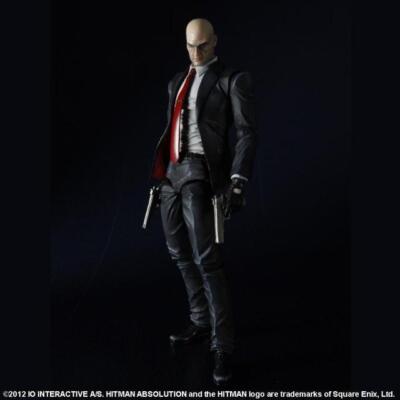Play Arts Kai PA Hitman ABSOLUTION Agent 47 Action Figure Moedl Statue Toys Gift