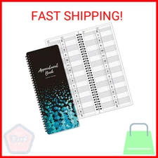 Poluma Appointment Book - Salon Appointment Book, 11.5" x 4.7", 2 Columns, Undat