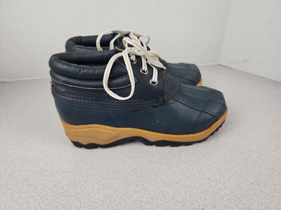 Glacier Lake Womans Thermolite Sheppa Lined Duck Boot Navy 