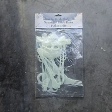 Glow in the Dark Plastic Skeleton Halloween Decoration 36" 3' ft Tall