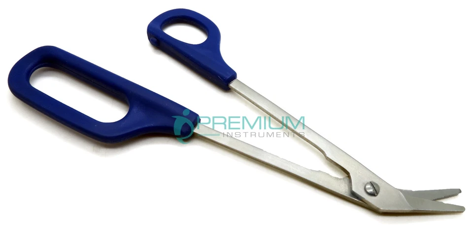 10 Pcs Foot Nails Scissors 20cm Angled End 3.5cm Micro-Toothing Ergonomic Tools - Image 3 of 4