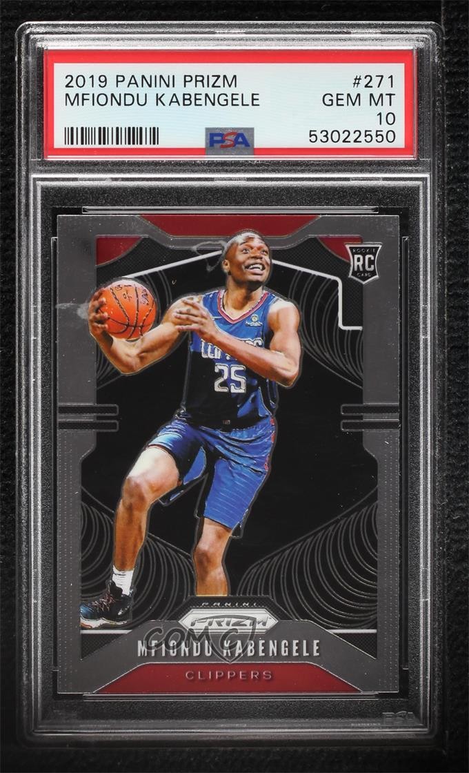 2019-20 Panini Prizm Rookie Mfiondu Kabengele #271 PSA 10 GEM MT 0h2x
