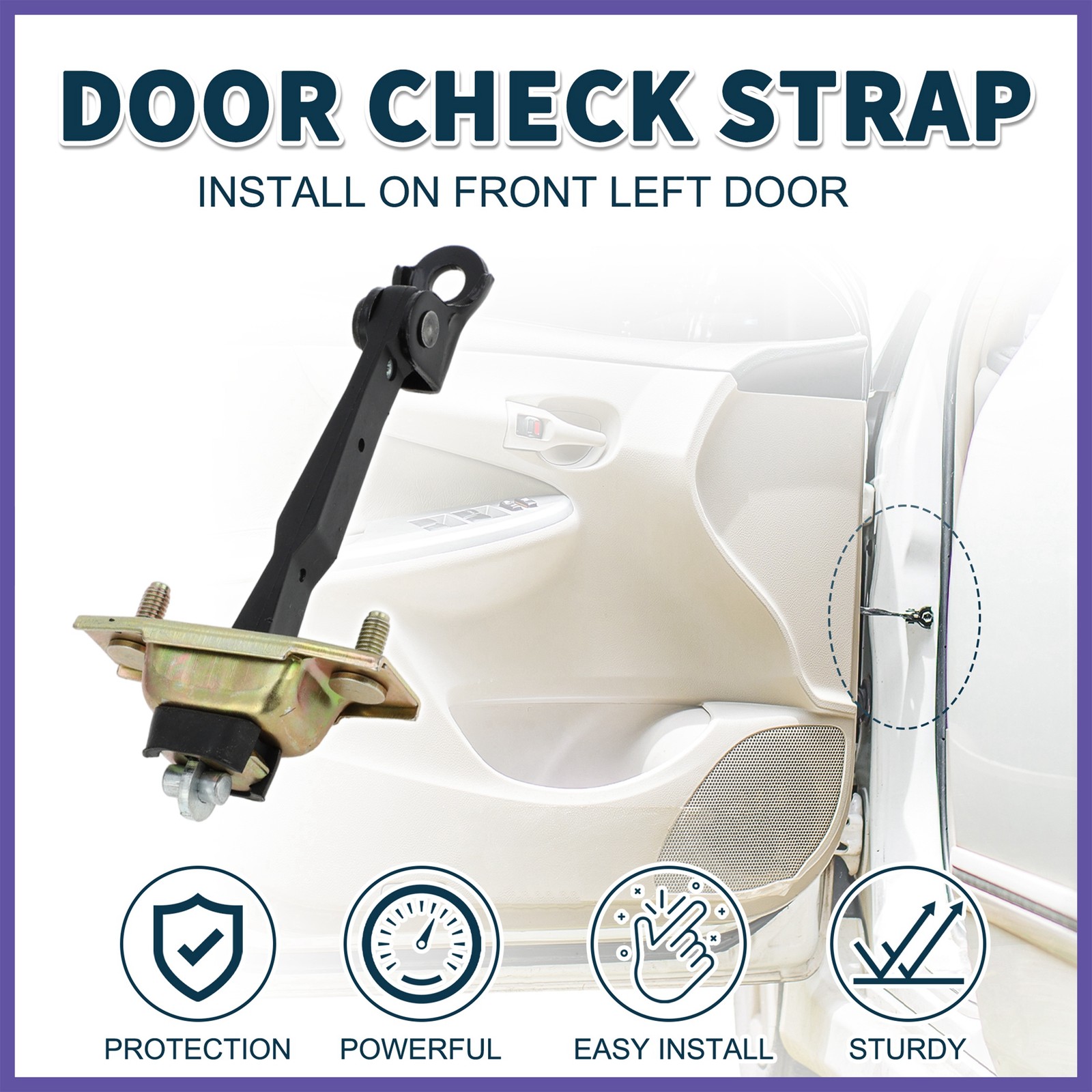 Front Door Check Strap Stopper Limiter No.6862033031 for Toyota Camry 97-01 New